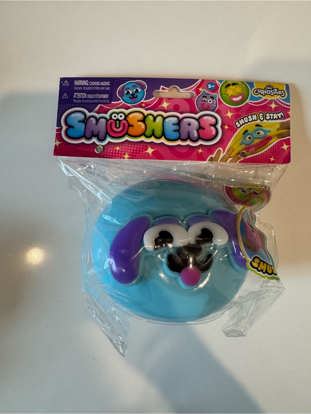 Smushers Blue & Purple Puppy Squishy Toy by Smushers